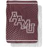 Alabama A & M University Blanket, 60"x80" Logo Dots Silky Touch Sherpa Back Super Soft Throw Blanket view 1