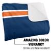 Carroll University Blanket, 60"x80" Primary Logo, Silky Touch Sherpa Back Super Soft Throw Blanket view 3