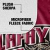 Lafayette College Blanket, 60"x80" Logo Dots Silky Touch Sherpa Back Super Soft Throw Blanket view 4