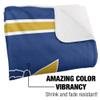 Southern Arkansas University Muleriders Primary Logo, 60"x80" Silky Touch Sherpa Back Super Soft Throw Blanket view 3