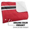 Northeastern University Blanket, 60"x80" Primary Logo Silky Touch Sherpa Back Super Soft Throw Blanket view 3