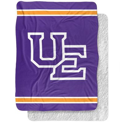 University of Evansville Blanket, 60"x80" Primary Logo Silky Touch Sherpa Back Super Soft Throw Blanket