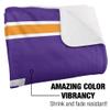 University of Evansville Blanket, 60"x80" Primary Logo Silky Touch Sherpa Back Super Soft Throw Blanket view 3