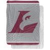 University of Wisconsin - La Crosse Blanket, 60"x80" Logo Dots Silky Touch Sherpa Back Super Soft Throw Blanket view 1