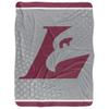 University of Wisconsin - La Crosse Blanket, 60"x80" Logo Dots Silky Touch Sherpa Back Super Soft Throw Blanket view 2