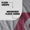 University of Wisconsin - La Crosse Blanket, 60"x80" Logo Dots Silky Touch Sherpa Back Super Soft Throw Blanket view 4