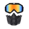 Airsoft Mask Full Face and Detachable Anti Fog Airsoft Goggles Eye Protection and Tactical Airsoft Fast Helmet Adjustable knob for Teenagers and Adults (Color Lens) view 4