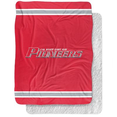 California State University, East Bay Blanket, 60"x80" Primary Logo, Silky Touch Sherpa Back Super Soft Throw Blanket