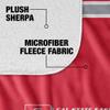 California State University, East Bay Blanket, 60"x80" Primary Logo, Silky Touch Sherpa Back Super Soft Throw Blanket view 4