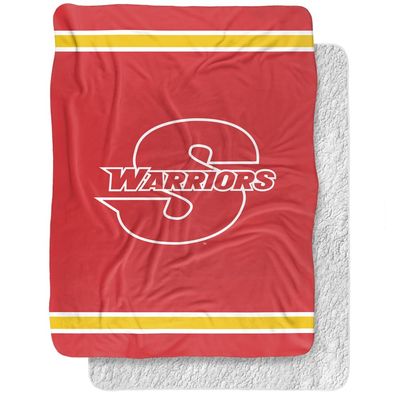 California State University Stanislaus Blanket, 60"x80" Primary Logo Silky Touch Sherpa Back Super Soft Throw Blanket