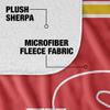 California State University Stanislaus Blanket, 60"x80" Primary Logo Silky Touch Sherpa Back Super Soft Throw Blanket view 4