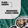 Bemidji State University Blanket, 60"x80" Logo Dots, Silky Touch Sherpa Back Super Soft Throw Blanket view 4