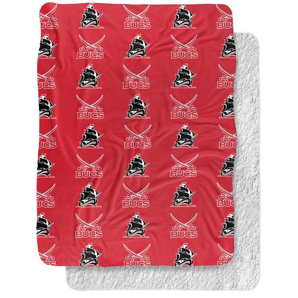 Christian Brothers University Blanket, 60"x80" Logo Pattern Silky Touch Sherpa Back Super Soft Throw Blanket