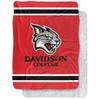 Davidson College Blanket, 60"x80" Primary Logo, Silky Touch Sherpa Back Super Soft Throw Blanket view 1