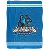 University of California State San Marcos Blanket, 60"x80" Primary Logo Silky Touch Sherpa Back Super Soft Throw Blanket view 2