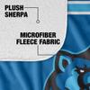 University of California State San Marcos Blanket, 60"x80" Primary Logo Silky Touch Sherpa Back Super Soft Throw Blanket view 4