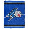 University of North Carolina Asheville Blanket, 60"x80" Primary Logo Stripes Silky Touch Sherpa Back Super Soft Throw Blanket view 2