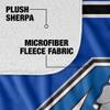 University of North Carolina Asheville Blanket, 60"x80" Primary Logo Stripes Silky Touch Sherpa Back Super Soft Throw Blanket view 4