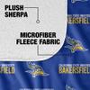 California State University Bakersfield Blanket, 60"x80" Logo Pattern Silky Touch Sherpa Back Super Soft Throw Blanket view 4
