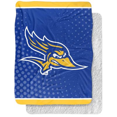 California State University Bakersfield Blanket, 60"x80" Logo Dots Silky Touch Sherpa Back Super Soft Throw Blanket
