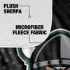 Cleveland State University Blanket, 60"x80" Logo Dots Silky Touch Sherpa Back Super Soft Throw Blanket view 4