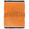 University of Findlay Logo Dots, 60"x80" Silky Touch Sherpa Back Super Soft Throw Blanket view 2
