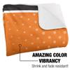University of Findlay Logo Dots, 60"x80" Silky Touch Sherpa Back Super Soft Throw Blanket view 3