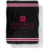 Chapman University Blanket, 60"x80" Primary Logo, Silky Touch Sherpa Back Super Soft Throw Blanket view 1