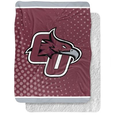 Cumberland University Blanket, 60"x80" Logo Dots, Silky Touch Sherpa Back Super Soft Throw Blanket
