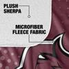Cumberland University Blanket, 60"x80" Logo Dots, Silky Touch Sherpa Back Super Soft Throw Blanket view 4