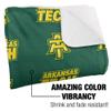Arkansas Tech University Blanket, 60"x80" Logo Pattern Silky Touch Sherpa Back Super Soft Throw Blanket view 3