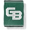 University of Wisconsin Green Bay Blanket, 60"x80" Logo Dots Silky Touch Sherpa Back Super Soft Throw Blanket view 1