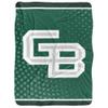 University of Wisconsin Green Bay Blanket, 60"x80" Logo Dots Silky Touch Sherpa Back Super Soft Throw Blanket view 2