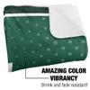 University of Wisconsin Green Bay Blanket, 60"x80" Logo Dots Silky Touch Sherpa Back Super Soft Throw Blanket view 3