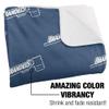 Brandeis University Blanket, 60"x80" Logo Pattern Silky Touch Sherpa Back Super Soft Throw Blanket view 3