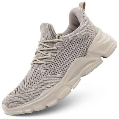 Wrezatro Men's Walking Shoes Non Slip Breathable Running Tennis Shoes Casual Fashion Sneakers Mesh Workout Sports