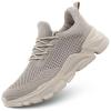 Wrezatro Men's Walking Shoes Non Slip Breathable Running Tennis Shoes Casual Fashion Sneakers Mesh Workout Sports view 1