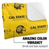 California State University Los Angeles Blanket, 60"x80" Logo Pattern Silky Touch Sherpa Back Super Soft Throw Blanket view 3
