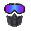 Airsoft Mask Full Face and Detachable Anti Fog Airsoft Goggles Eye Protection and Tactical Airsoft Fast Helmet Adjustable knob for Teenagers and Adults (Blue Lens) view 4