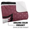 Bellarmine University Blanket, 60"x80" Logo Dots Silky Touch Sherpa Back Super Soft Throw Blanket view 3