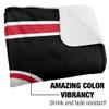 Bradley University Blanket, 60"x80" Primary Logo Stripes Silky Touch Sherpa Back Super Soft Throw Blanket view 3