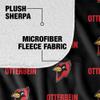 Otterbein University Blanket, 60"x80" Logo Pattern,Silky Touch Sherpa Back Super Soft Throw Blanket view 4
