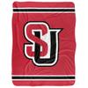 Seattle University Blanket, 60"x80" Primary Logo Stripes Silky Touch Sherpa Back Super Soft Throw Blanket view 2