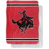 Northwestern Oklahoma State University Rangers Primary Logo, 60"x80" Silky Touch Sherpa Back Super Soft Throw Blanket view 1