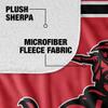 Northwestern Oklahoma State University Rangers Primary Logo, 60"x80" Silky Touch Sherpa Back Super Soft Throw Blanket view 4