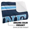 University of Maine Blanket, 60"x80" Primary Logo Stripes Silky Touch Sherpa Back Super Soft Throw Blanket view 3