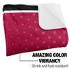 Chapman University Blanket, 60"x80" Logo Dots, Silky Touch Sherpa Back Super Soft Throw Blanket view 3