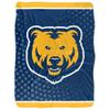 University of Northern Colorado Blanket, 60"x80" Logo Dots Silky Touch Sherpa Back Super Soft Throw Blanket view 2