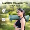 Export Profile 100% Organic Anti Skid Cotton Yoga Mat - Eco-Friendly Hand-Woven Rug - Non-Slip & Thick for Everyday Fitness at Home - Comfortable Extra-Long - 24 x 72 Inches view 3
