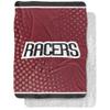 University of Northwestern Ohio Racers Logo Dots, 60"x80" Silky Touch Sherpa Back Super Soft Throw Blanket view 1
